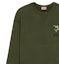 Details for KENZO FW22 Sudadera Hombre Verde Militar Estampada con Cola de Tigre Manga Larga FC65SW4214ME-51