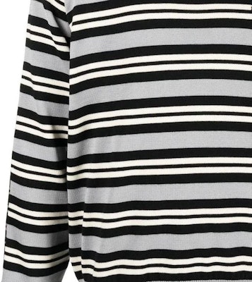 KENZO 2022秋冬條紋圓領針織衫男款灰色 FC65PU3373CC-96 Details for KENZO 2022秋冬條紋圓領針織衫男款灰色 FC65PU3373CC-96