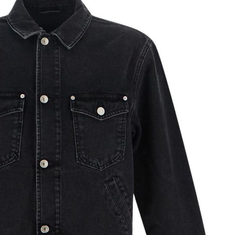 KENZO FW22 Washed Logo Denim Jacket Black Menswear FC65DV3019EJ-99 圖 7