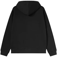 Lookbook KENZO FW23 Black Hoodie with Logo and Tiger Head Embroidery. FD65SW1124MF-99J