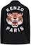 Lookbook KENZO FW23 Black Letter Print Collared Long Sleeve Jacket. FE55BL0629NG-99