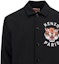 Sizing KENZO FW23 Black Letter Print Collared Long Sleeve Jacket. FE55BL0629NG-99