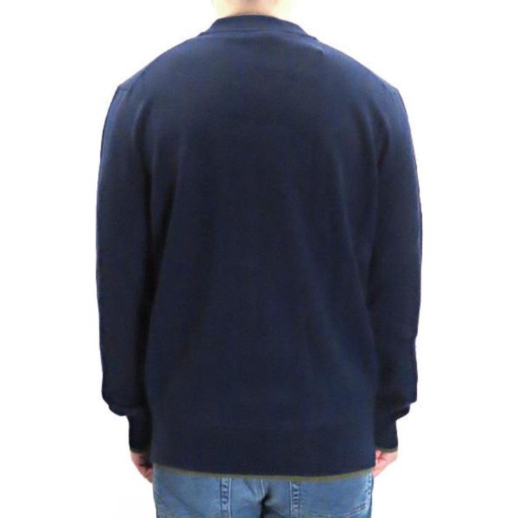 Shop KENZO FW23 Jaket Baseball Lengan Panjang Biru dengan Resleting. F965CA1023AB-76