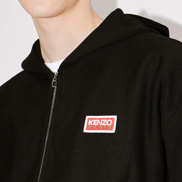 KENZO FW23  Logo Print Hoodie in Black. FD65SW1004ME99J 圖 8
