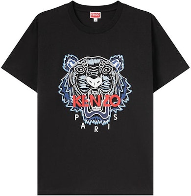 KENZO FW23 老虎標誌印花短袖T恤 黑色款式 FD65TS0204SO-99J Buy KENZO FW23 老虎標誌印花短袖T恤 黑色款式 FD65TS0204SO-99J