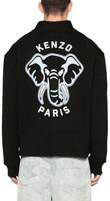 KENZO FW23 Vネック 刺繍ロゴ カーディガン ブラック FE55SW1894ME-99J Shop KENZO FW23 Vネック 刺繍ロゴ カーディガン ブラック FE55SW1894ME-99J