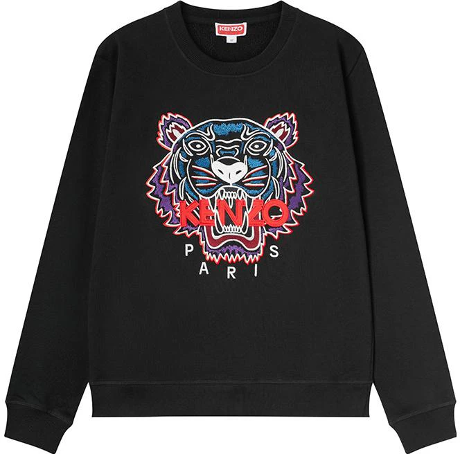 kenzo-fw-23-black-crewneck-sweatshirt-with-logo-tiger-embroidery-fd-62-sw-8244-mf-99-j