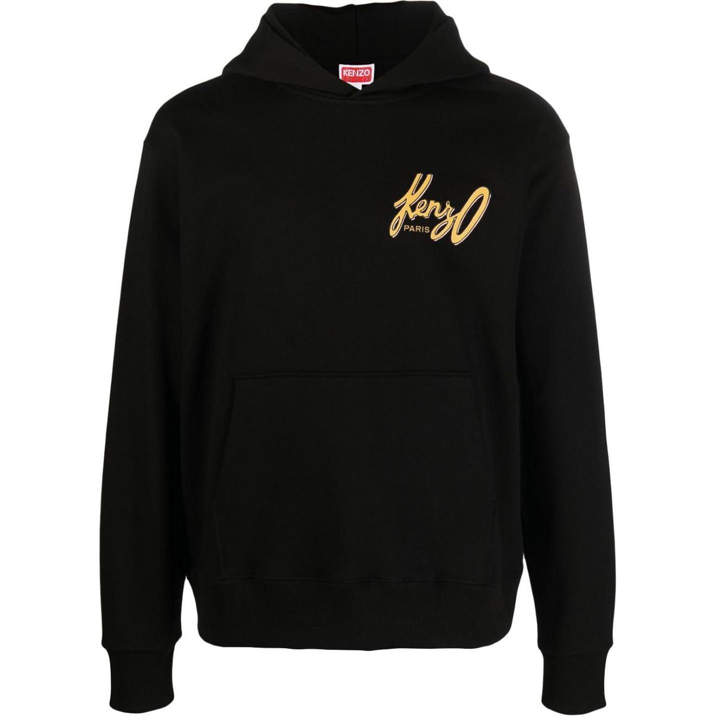 KENZO FW23 Black Logo Hoodie FD65SW0874MB-99J