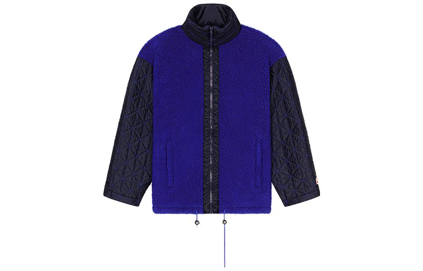 KENZO FW23 Blue Letter-Pattern Patchwork Jacket FD65SW0574PB-71