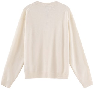 ケンゾー FW23 フローラル刺繍 ユニセックス ニットセーター ベージュ. FD55PU3813LB-02 Lookbook ケンゾー FW23 フローラル刺繍 ユニセックス ニットセーター ベージュ. FD55PU3813LB-02