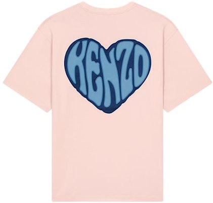KENZO FW23 Camiseta Unisex Rosa Claro con Estampado de Corazón y Manga Corta. FD65TS1304SO-34 Buy KENZO FW23 Camiseta Unisex Rosa Claro con Estampado de Corazón y Manga Corta. FD65TS1304SO-34