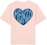 Buy KENZO FW23 Camiseta Unisex Rosa Claro con Estampado de Corazón y Manga Corta. FD65TS1304SO-34