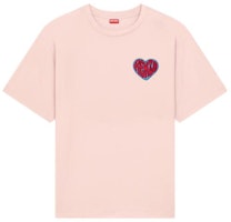 겐조 FW23 하트 프린트 반팔 크루넥 티셔츠 유니섹스 라이트 핑크 FD65TS1304SO-34 Lookbook 겐조 FW23 하트 프린트 반팔 크루넥 티셔츠 유니섹스 라이트 핑크 FD65TS1304SO-34