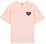Lookbook KENZO FW23 Camiseta Unisex Rosa Claro con Estampado de Corazón y Manga Corta. FD65TS1304SO-34