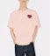 Purchase KENZO FW23 Camiseta Unisex Rosa Claro con Estampado de Corazón y Manga Corta. FD65TS1304SO-34