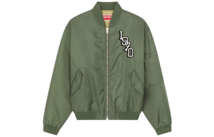 KENZO FW23 Logo Animal Embroidery Baseball Collar Jacket Menswear FD65BL127COC-51