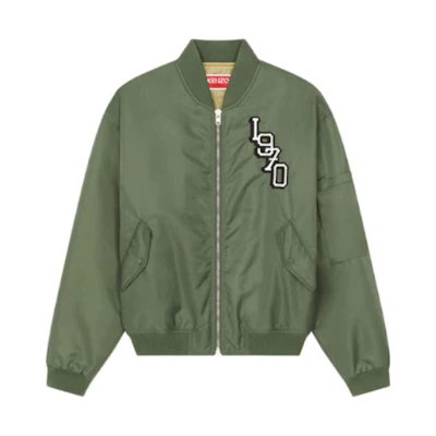KENZO FW23 Logo Animal Embroidery Baseball Collar Jacket Menswear FD65BL127COC-51