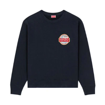 KENZO FW23 Logo Pattern Casual Crewneck Long Sleeve Sweatshirt Unisex FD65SW0894ME-77