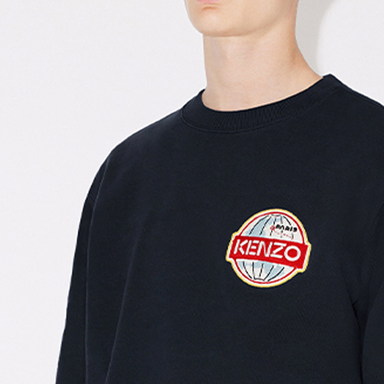 Sizing KENZO FW23 Logo圖案休閒圓領長袖衛衣 男女款 FD65SW0894ME-77