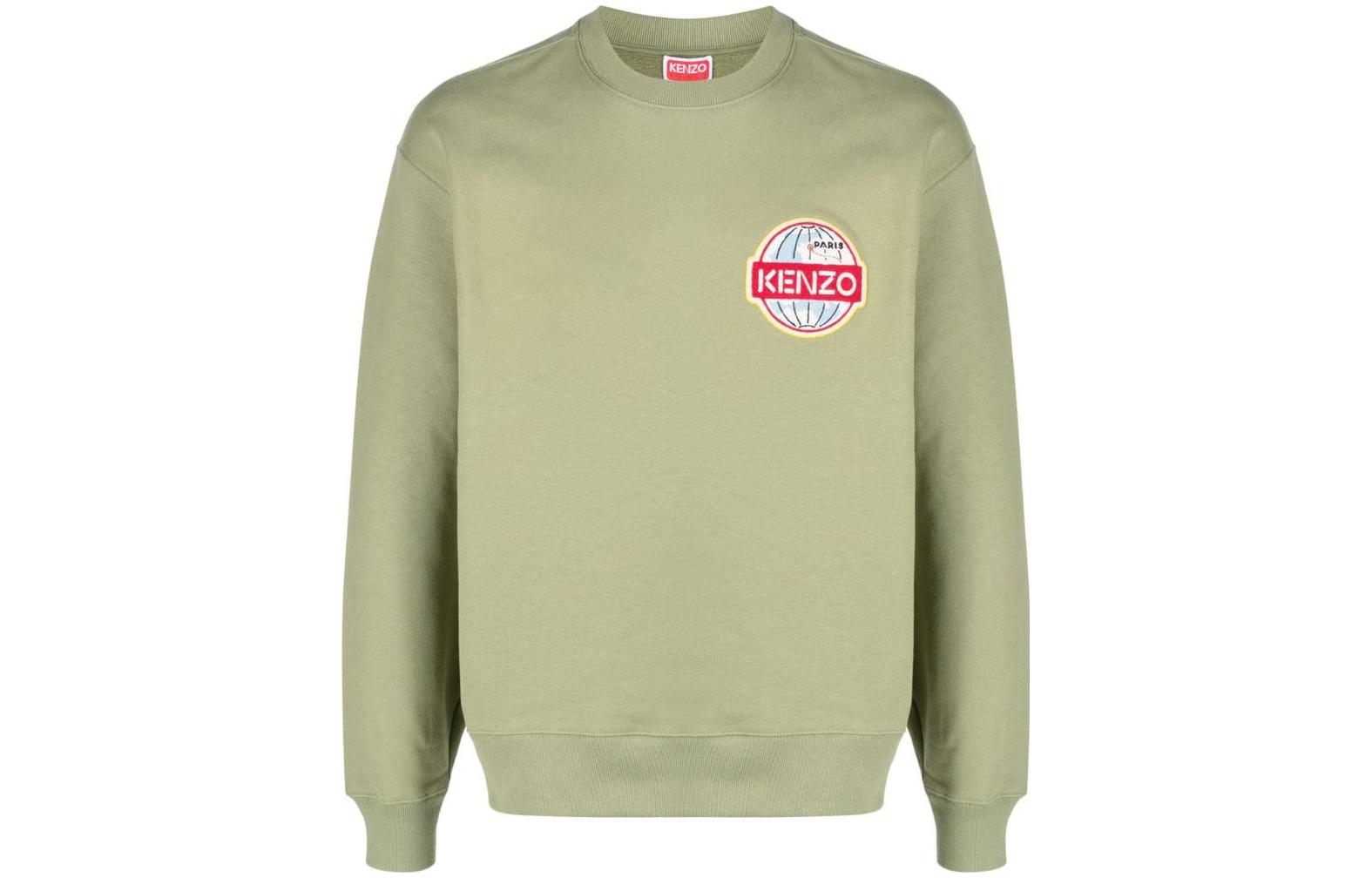 Cheap KENZO FW23 Logo圖案休閒圓領長袖衛衣 男女款 FD65SW0894ME-77