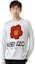 Details for KENZO FW23 Baju Sejuk Lelaki Logo Wool Crewneck Warna Off-White FD65PU4273LD002