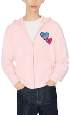 KENZO FW23 Sudadera Unisex Rosa con Corazón y Logo Estampado. FD65SW0804MF-34 Purchase KENZO FW23 Sudadera Unisex Rosa con Corazón y Logo Estampado. FD65SW0804MF-34