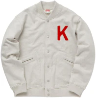 Order Kenzo 男款白色字母圖案單排扣外套 FW23 FE58SW0124ME-93