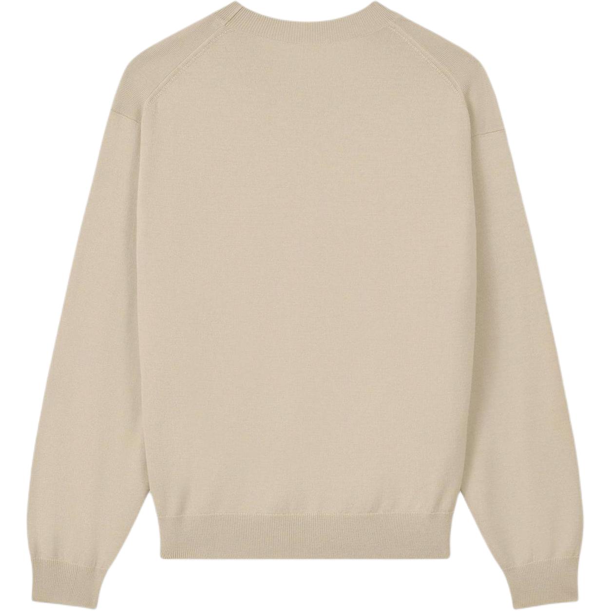 KENZO FW24  Beige Crewneck Sweater with Floral Embroidery Logo. FE62PU4893LB-11 圖 3