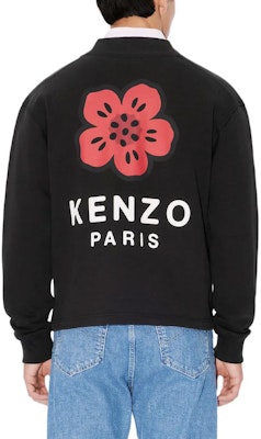 ケンゾー FW24 ブラック Vネック ロゴプリント ボタンアップ ニットカーディガン FE65SW2264MT-99J Details for ケンゾー FW24 ブラック Vネック ロゴプリント ボタンアップ ニットカーディガン FE65SW2264MT-99J