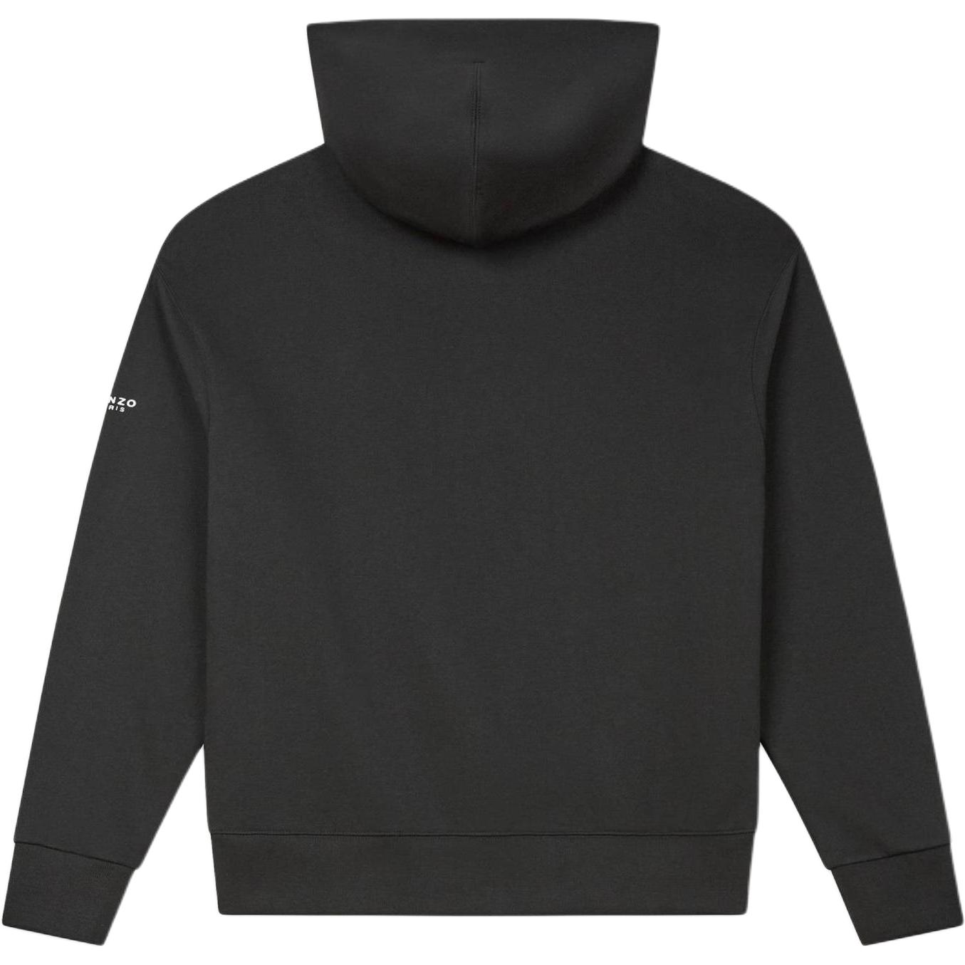KENZO FW24  Logo Embroidered Zip Hoodie Black FE65SW2254MF-99J 圖 3