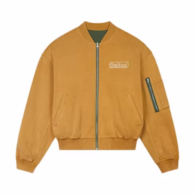KENZO FW24 Geometric Zip-Up Jacket in Dark Camel Brown FE65BL2014MB-14