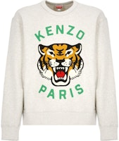 KENZO Graphic Print Crewneck Sweatshirt Grey Long Sleeve. FE68SW1064MF-93A KENZO Graphic Print Crewneck Sweatshirt Grey Long Sleeve. FE68SW1064MF-93A
