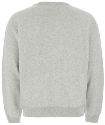 KENZO 灰色羊毛針織 Logo 印花圓領毛衣。 FB65PU6333LB-93 Lookbook KENZO 灰色羊毛針織 Logo 印花圓領毛衣。 FB65PU6333LB-93