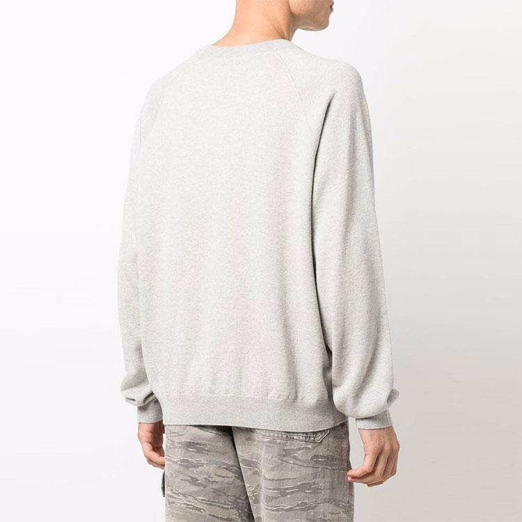 Details for KENZO 灰色羊毛針織 Logo 印花圓領毛衣。 FB65PU6333LB-93