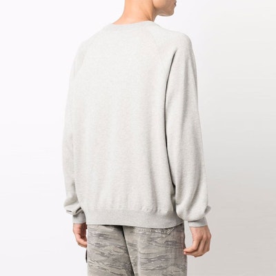 KENZO 灰色羊毛針織 Logo 印花圓領毛衣。 FB65PU6333LB-93 Details for KENZO 灰色羊毛針織 Logo 印花圓領毛衣。 FB65PU6333LB-93