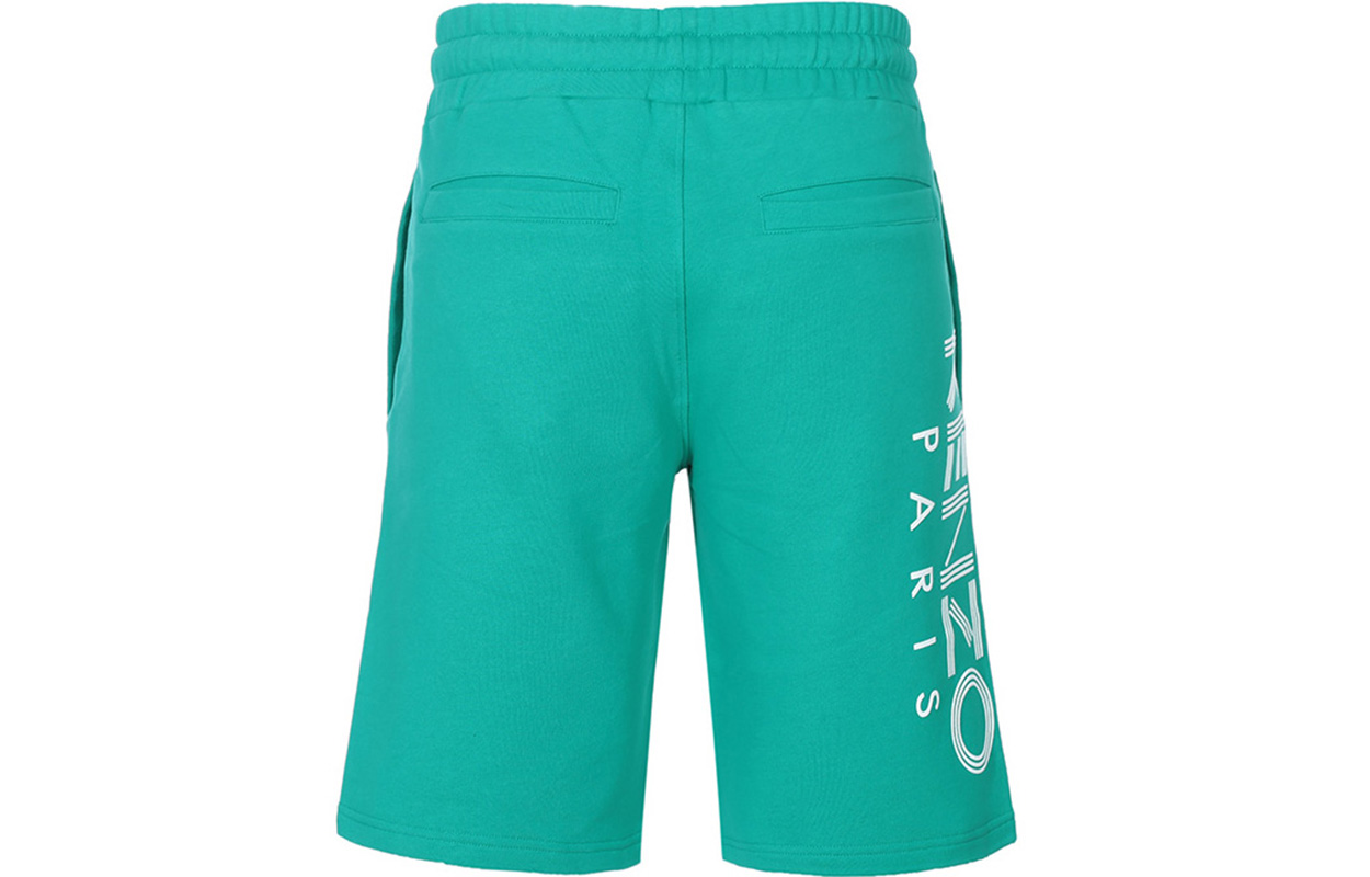 Lookbook KENZO Green Logo Graphic Casual Shorts F755PA7254MD-58