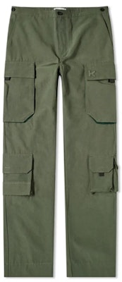 KENZO Green Multi-Pocket Casual Trousers FA65PA2351NA-54 Buy KENZO Green Multi-Pocket Casual Trousers FA65PA2351NA-54