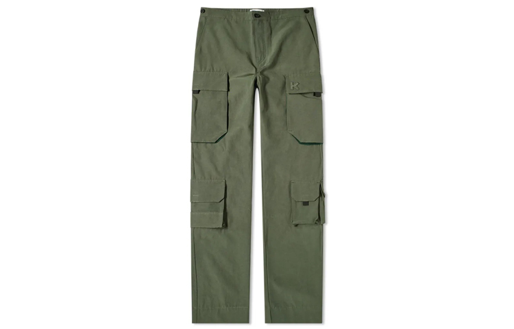 Order KENZO Green Multi-Pocket Casual Trousers FA65PA2351NA-54