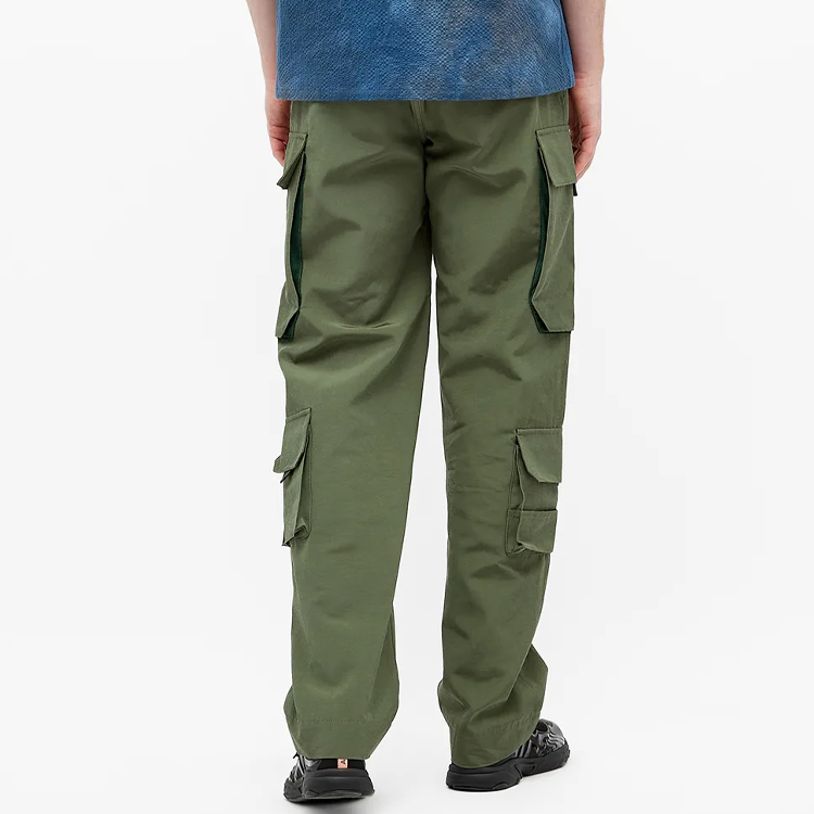 Purchase KENZO Green Multi-Pocket Casual Trousers FA65PA2351NA-54