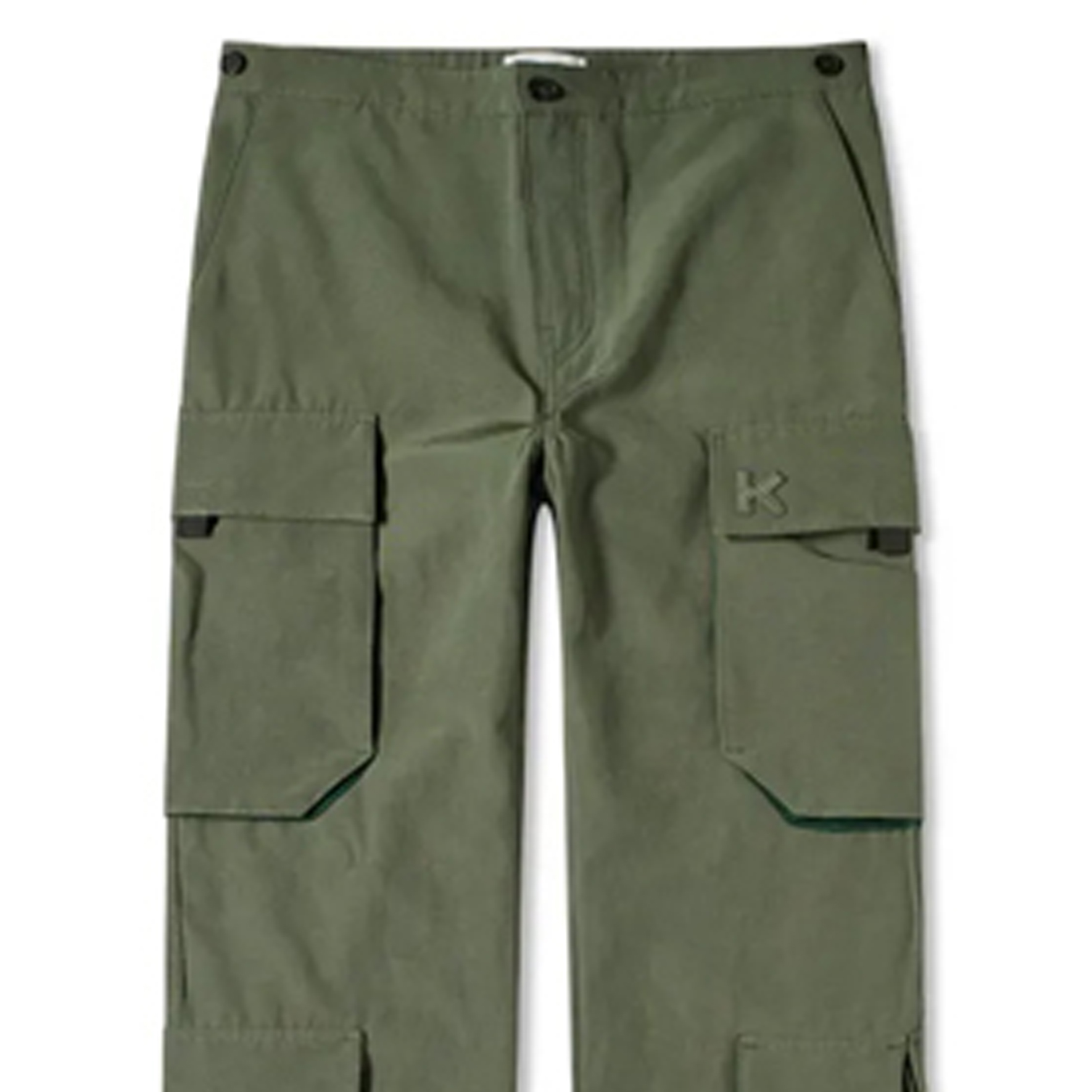Details for KENZO Green Multi-Pocket Casual Trousers FA65PA2351NA-54