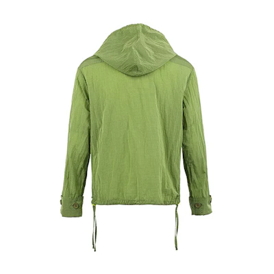 KENZO Green Solid Color Zip-Up Hoodie Jacket FB65BL1709CC-45