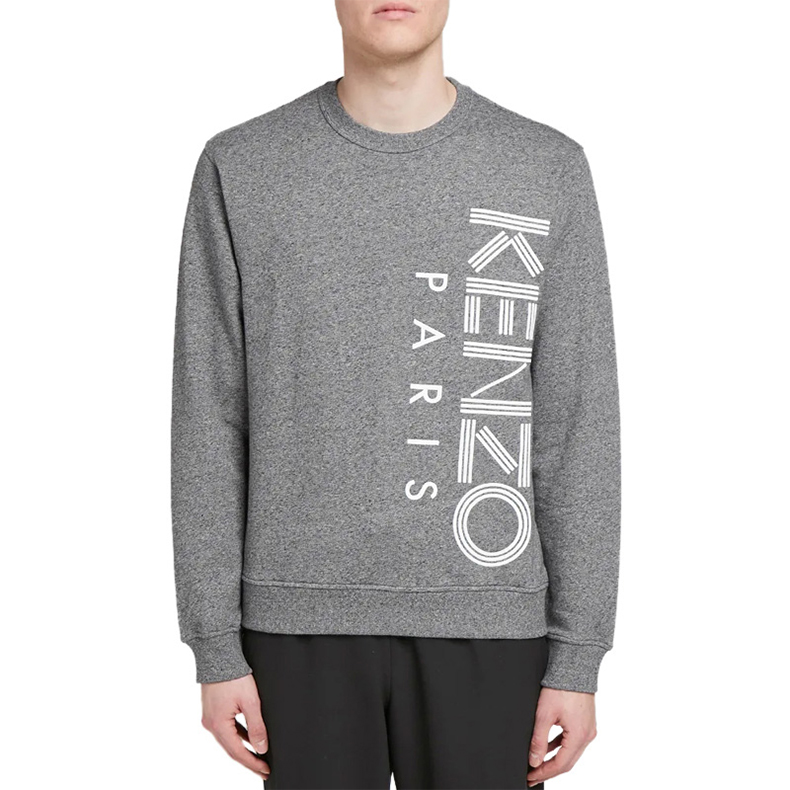 KENZO Grey Crewneck Sweatshirt with Logo Print F965SW1324MD-98 圖 3