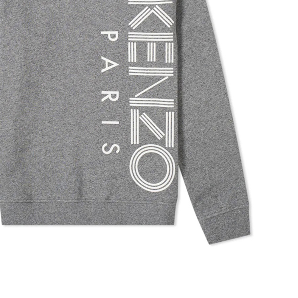 KENZO Grey Crewneck Sweatshirt with Logo Print F965SW1324MD-98 圖 6