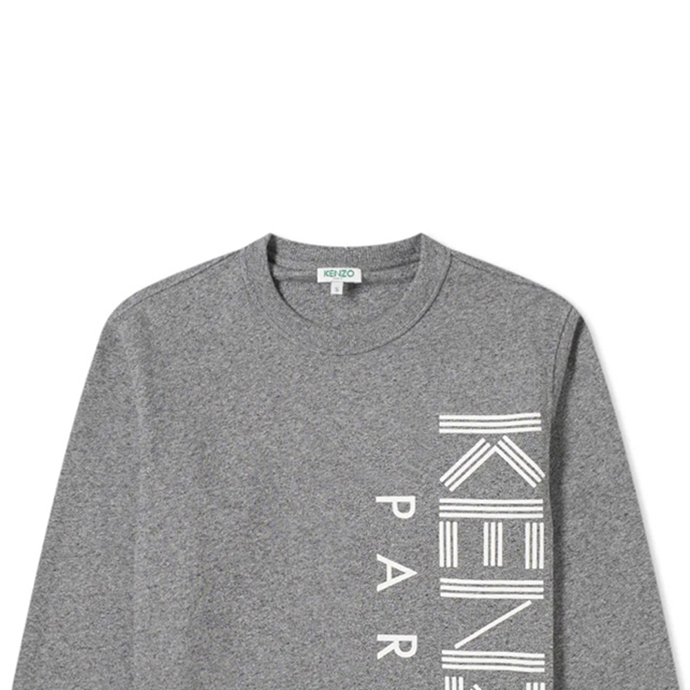 KENZO Grey Crewneck Sweatshirt with Logo Print F965SW1324MD-98 圖 7