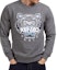 Sizing KENZO Abu-abu Sweatshirt Katun Bordir Harimau FA5-5SW001-4XA-98