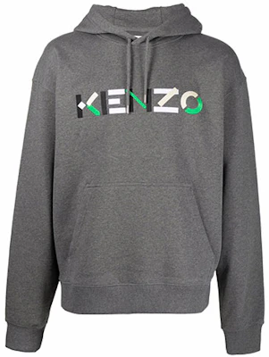 Kenzo Hoodie Abu-Abu dengan Logo Print FB55SW5394MO-96 Order Kenzo Hoodie Abu-Abu dengan Logo Print FB55SW5394MO-96