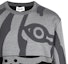 Sizing KENZO Grey Printed Crewneck Pullover Sweatshirt Casual Style FB65PU6403TC-93