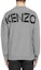 Shop KENZO Kelabu Crewneck Lengan Panjang Pullover Sweater Rajutan Lelaki. F965PU2043BA-93