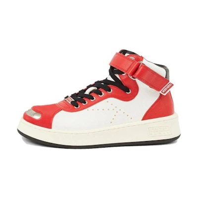 Kenzo High-Top Lace-Up 'Shibui White-Red'
