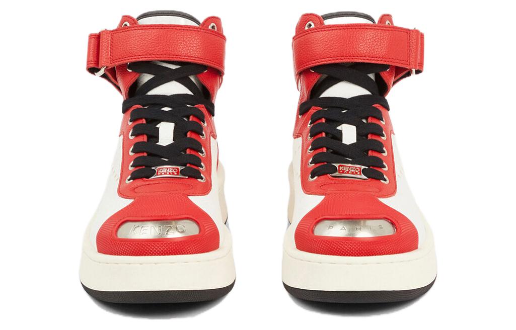 Lookbook Kenzo High-Top Lace-Up ''Shibui Bianco-Rosso'' FD55SN041L53.21